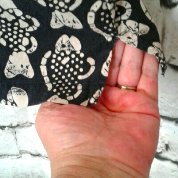 Designer Robert Stock abstract fish print shirt, very cool, sz XL - Picture 7 of 7